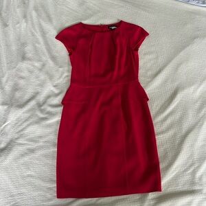 Bebe red formal dress